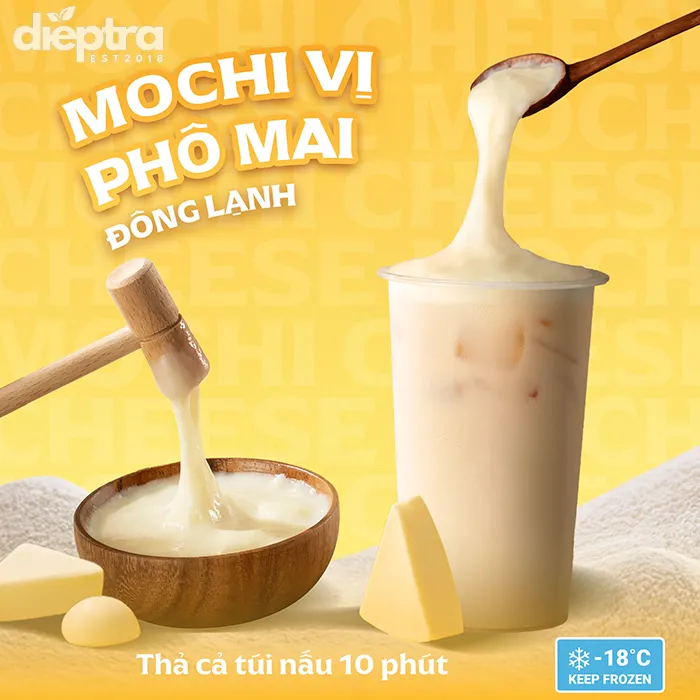 Mochi Vị Phô Mai - Mochi Cheese | Đông Lạnh - Ảnh 1