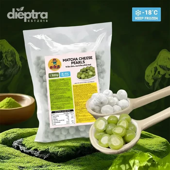 Trân Châu Matcha Phô Mai | Đông Lạnh - Ảnh 1