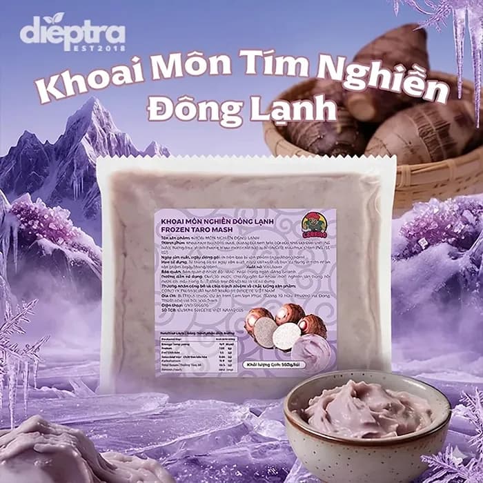 Khoai Môn Tím Nghiền Lermao | Đông Lạnh - Ảnh 1