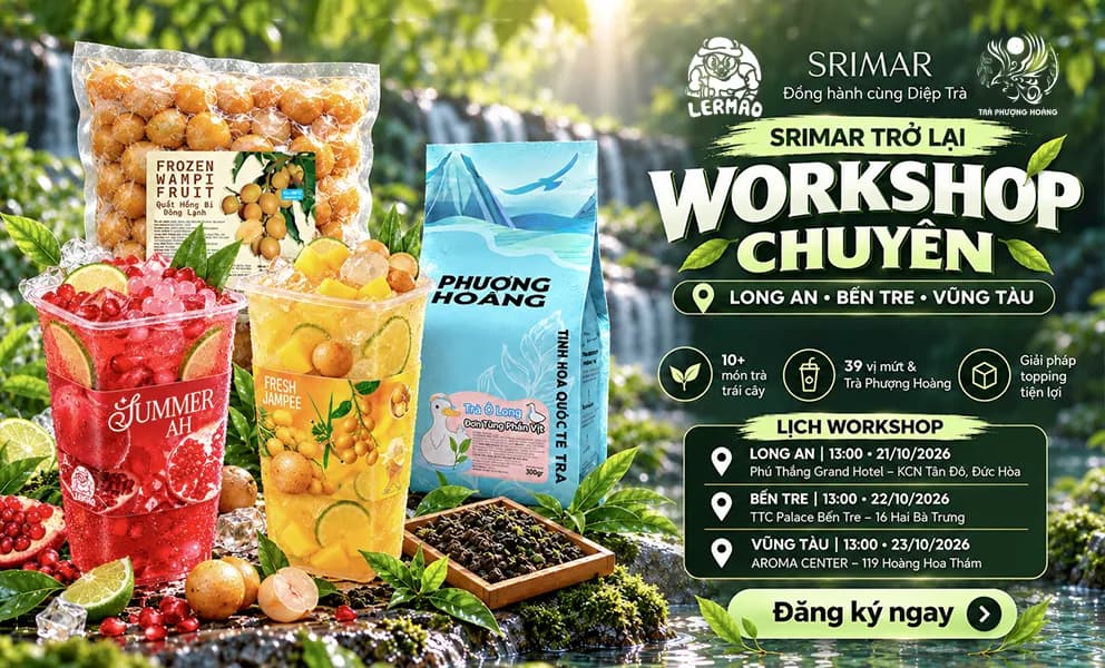 Workshop FnB Miền Nam: Giao Lưu Cùng Chuyên Gia Srimar